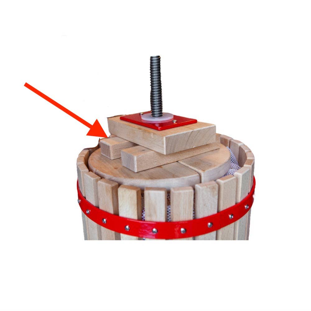 Wood Blocks for Grape Press (12 3/8 in x 2 0.87 in x 2 0.87 in)