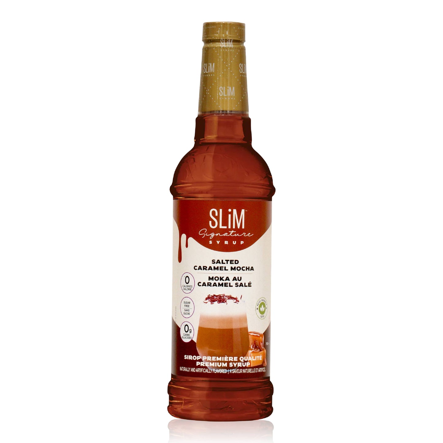 Slim Syrups Sugar Free Salted Caramel Mocha Syrup