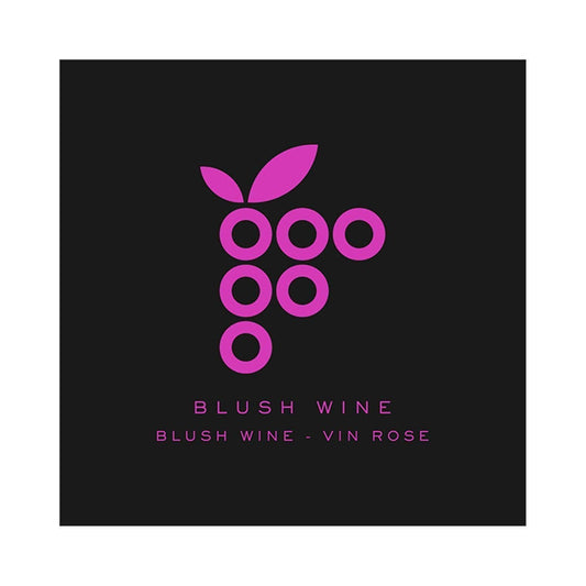 Blush Wine Modern Grape Cluster 500 per Roll (3.78 in x 3.78 in | 9.6 cm x 9.6 cm)