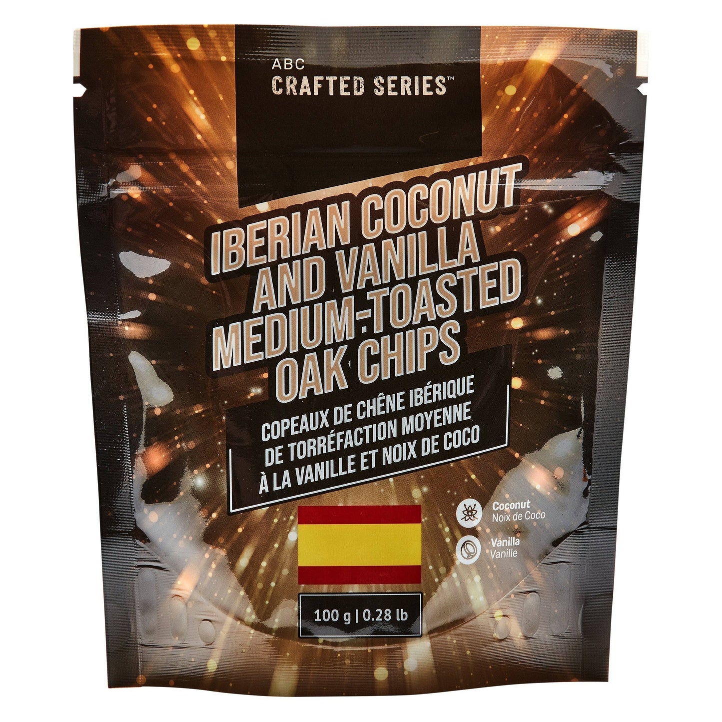 Iberian Coconut and Vanilla Medium Toasted Oak Chips (100g |