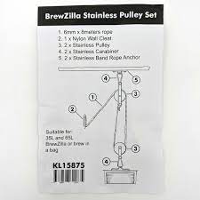 BrewZilla All Grain Double Pulley Set