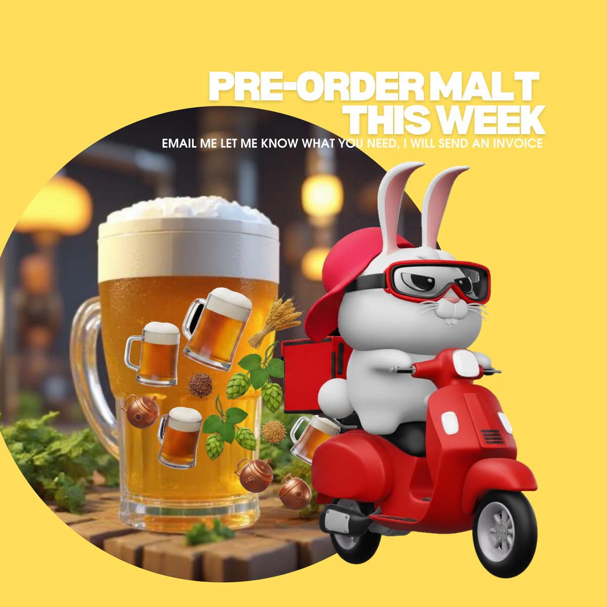 25 kg bags of Malt Pre-Order