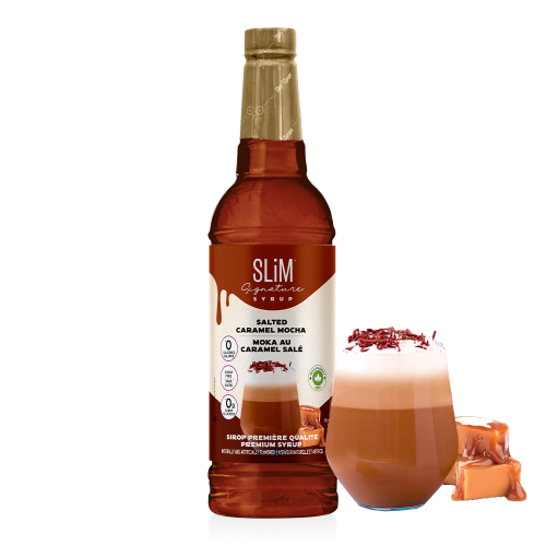 Slim Syrups Sugar Free Salted Caramel Mocha Syrup