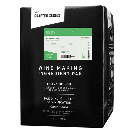 Argentinian Mendoza Uco Valley | Semillion, Chenin Blanc, Torrontes | 13.5% Heavy-Bodied Boarding Pass White Trio Winemaking Kit (16 L | 4.22 gal)