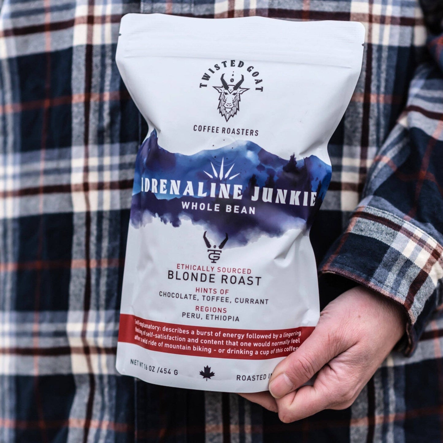 Adrenaline Junkie  | Whole Bean Coffee | Blonde Roast | 1lb