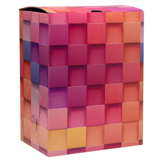 Wine Dispenser Box 3d Square Mosaic Vintage colourful (5 L | 1.32 gal)