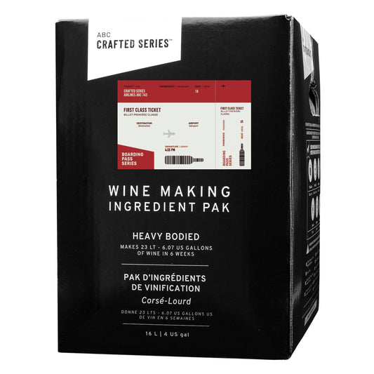 Italian Tuscan | Sangiovese, Canaiolo, Montepulciano | 13.5% Heavy-Bodied Boarding Pass Red Trio Winemaking Kit (16 L | 4.22 gal)