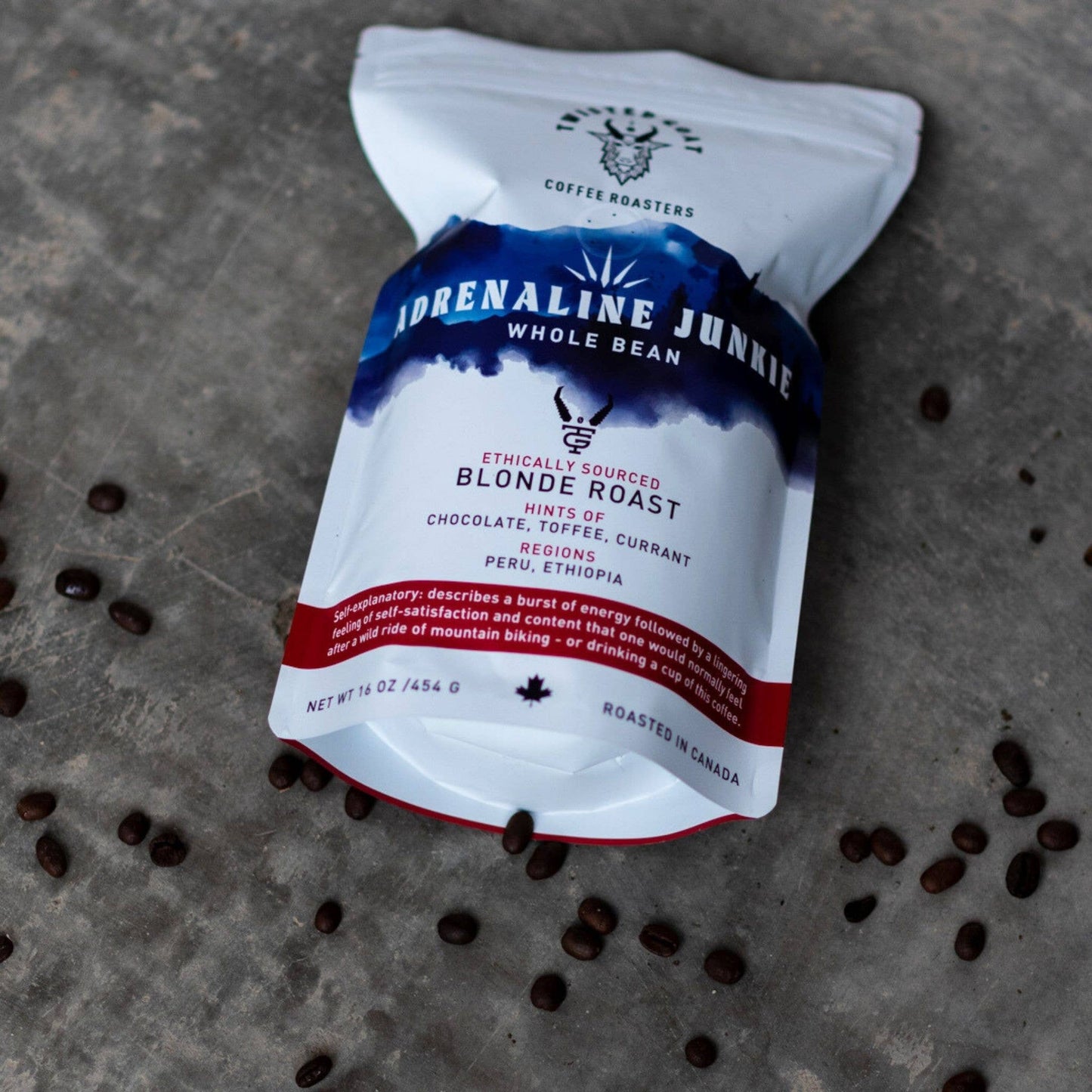 Adrenaline Junkie  | Whole Bean Coffee | Blonde Roast | 1lb