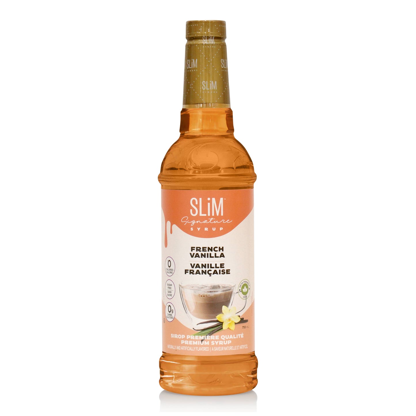 Slim Syrups Sugar Free French Vanilla Syrup