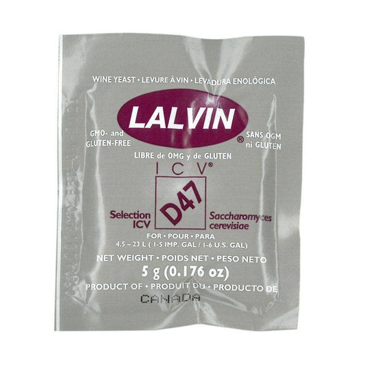 Wine Yeast Lalvin ICVD-47 (5 g | 0.176 oz)