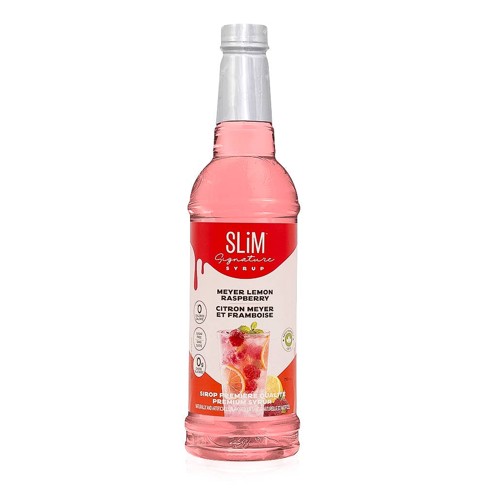 Slim Syrups Sugar Free Meyer Lemon Raspberry Syrup