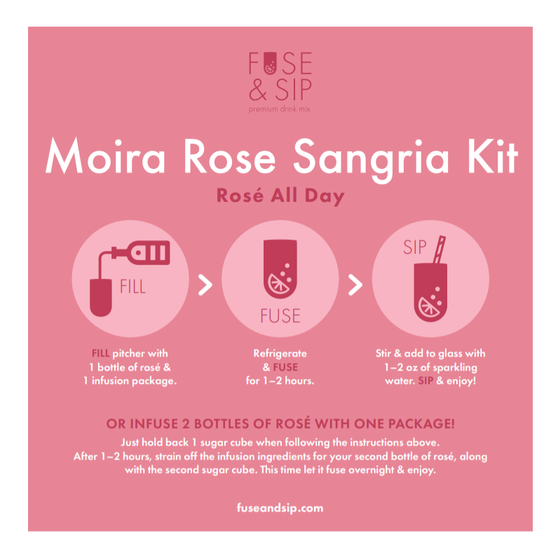 Moira Rosé Sangria - Rose, Cranberry Pineapple Infusion