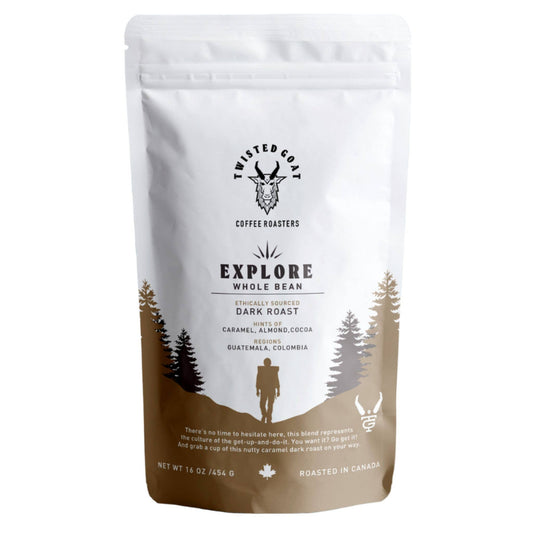 Explore | Whole Bean Coffee | Dark Roast | 1lb