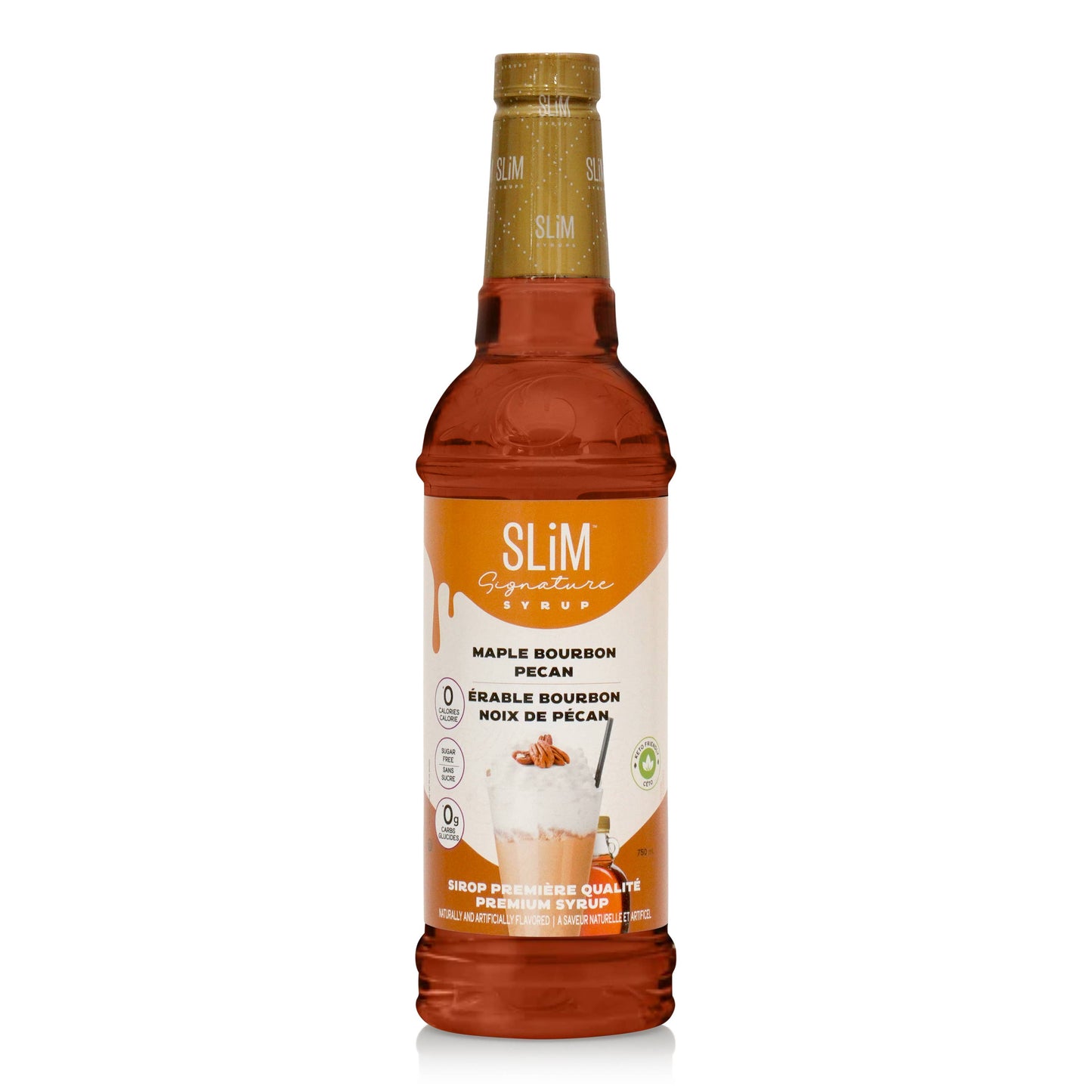 Slim Syrups Sugar Free Maple Bourbon Pecan Syrup