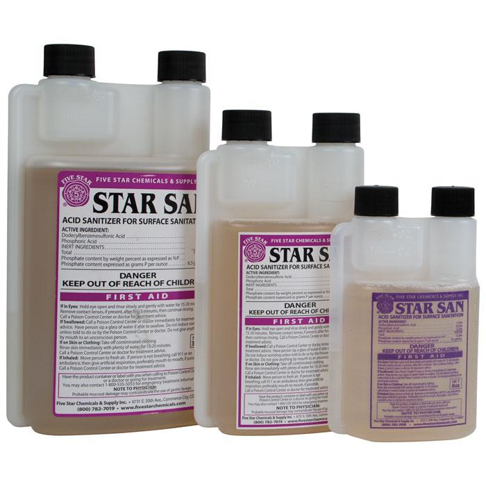 Star San Various Sizes