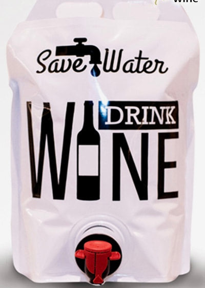 3L Save water drink wine Vineco